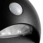 Contemporary Matte Metal Wall Light With Motion Sensor Option for Hallways — Ashbury Home & Living
