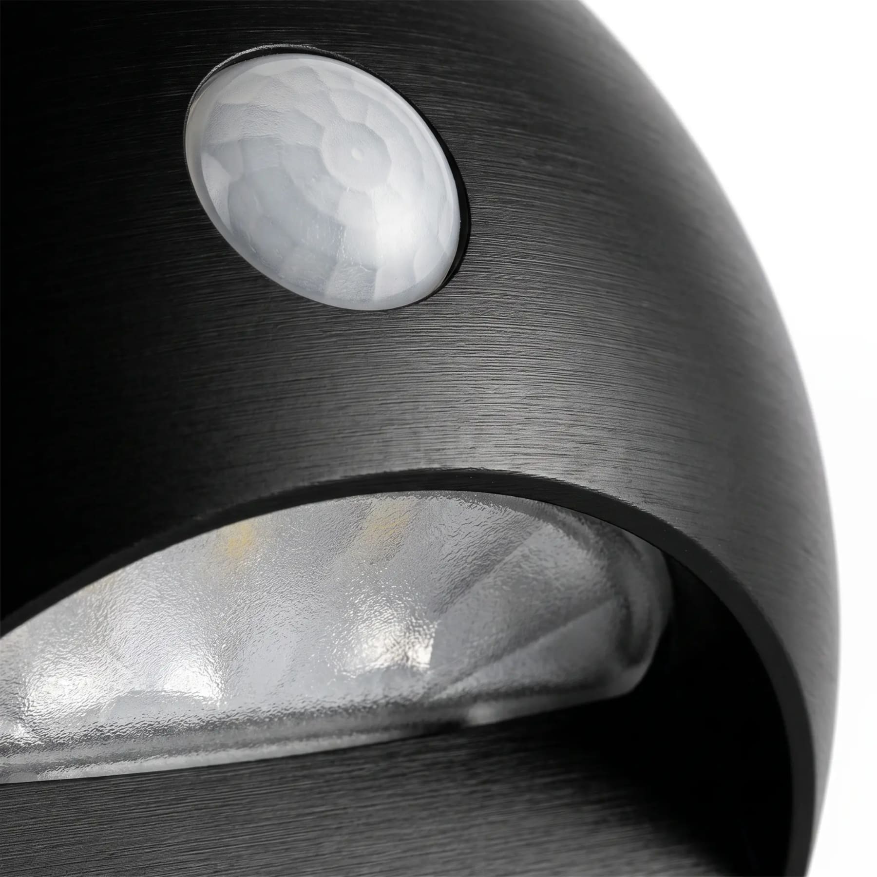 Contemporary Matte Metal Wall Light With Motion Sensor Option for Hallways — Ashbury Home & Living