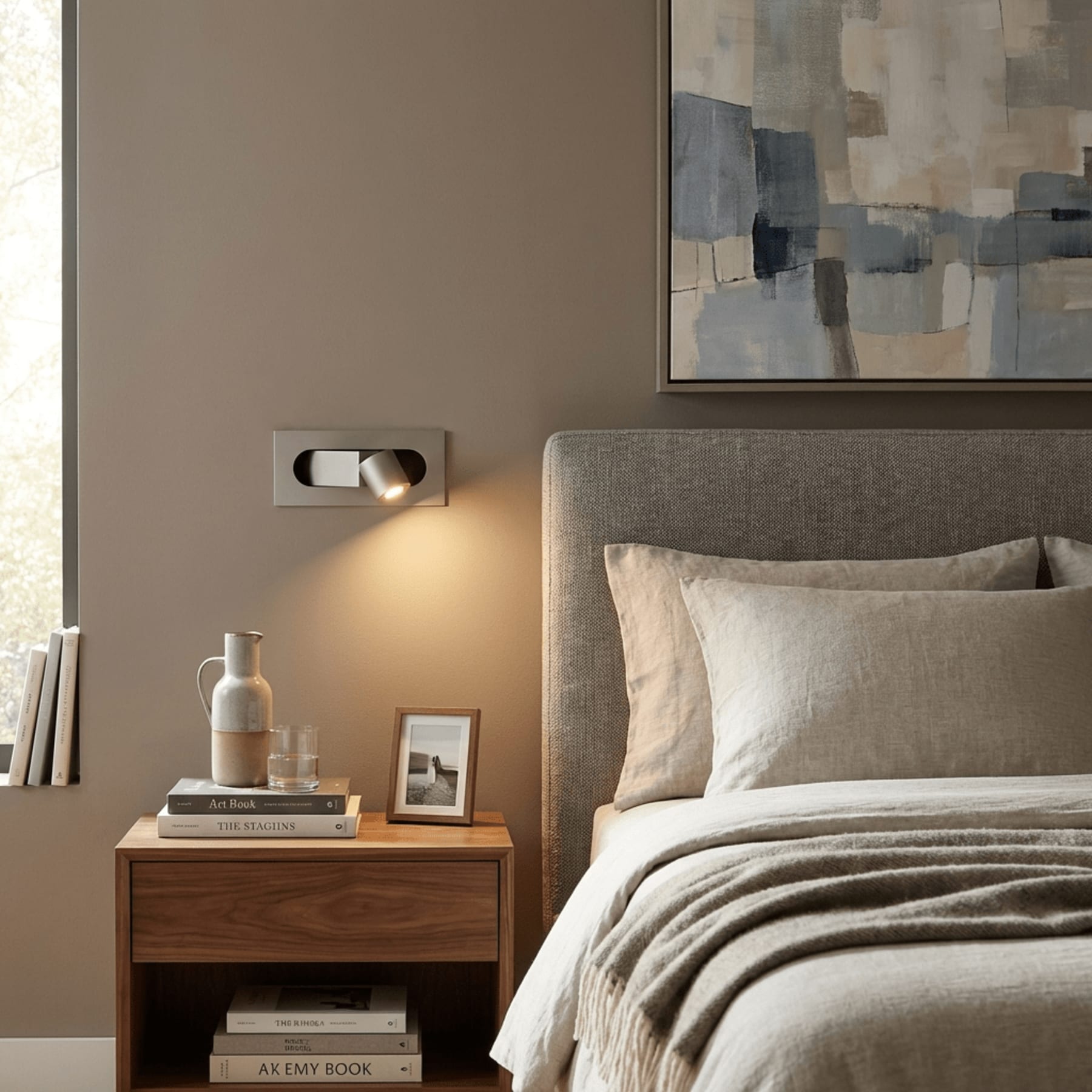 Modern Aluminium Wall Light for Bedroom and Living Room — Ashbury Home & Living