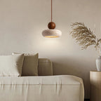 Modern Wood And Concrete Pendant Light With Warm LED Glow — Ashbury Home & Living