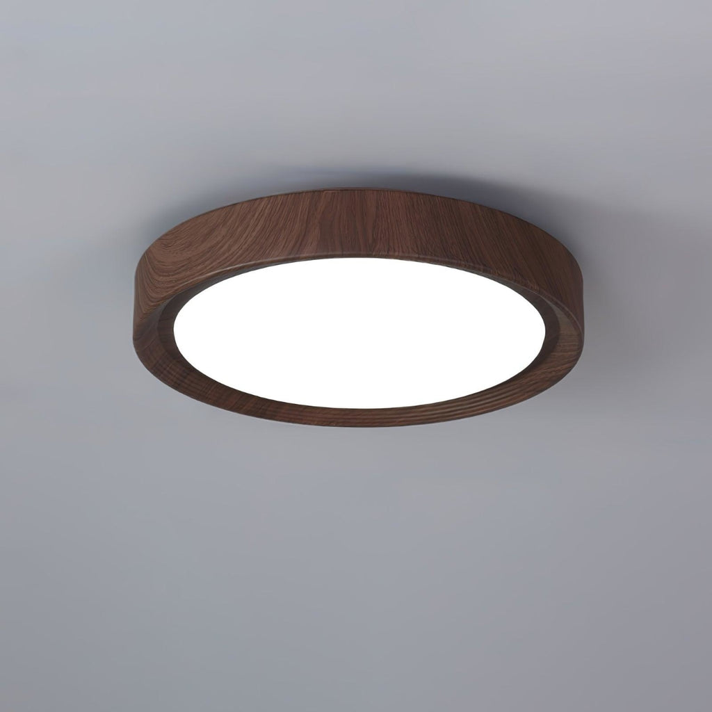 Scandinavian Wood Flush Mount Ceiling Light for Living Room — Ashbury Home & Living