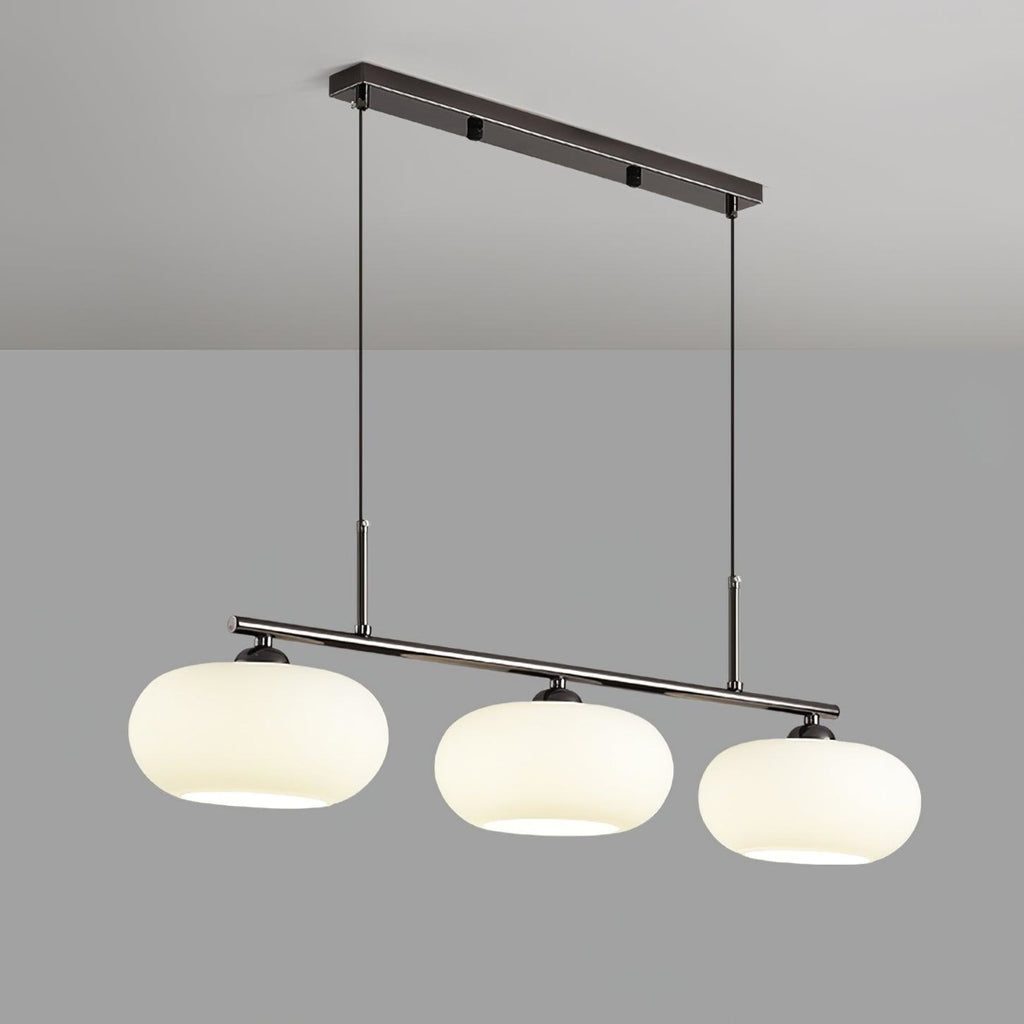 Modern Glass Pendant Light With Tri-Colour LED Glow — Ashbury Home & Living