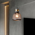 Industrial Concrete Pendant Light With Warm LED Glow — Ashbury Home & Living