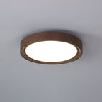 Scandinavian Wood Flush Mount Ceiling Light for Living Room — Ashbury Home & Living