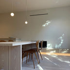 Modern Glass Pendant Light With Integrated LED for Dining Room — Ashbury Home & Living