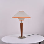 Modern Wood Table Lamp With Fabric Shade for Living Room — Ashbury Home & Living