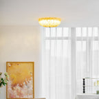 Vintage Glass Flush Mount Ceiling Light for Living Room — Ashbury Home & Living
