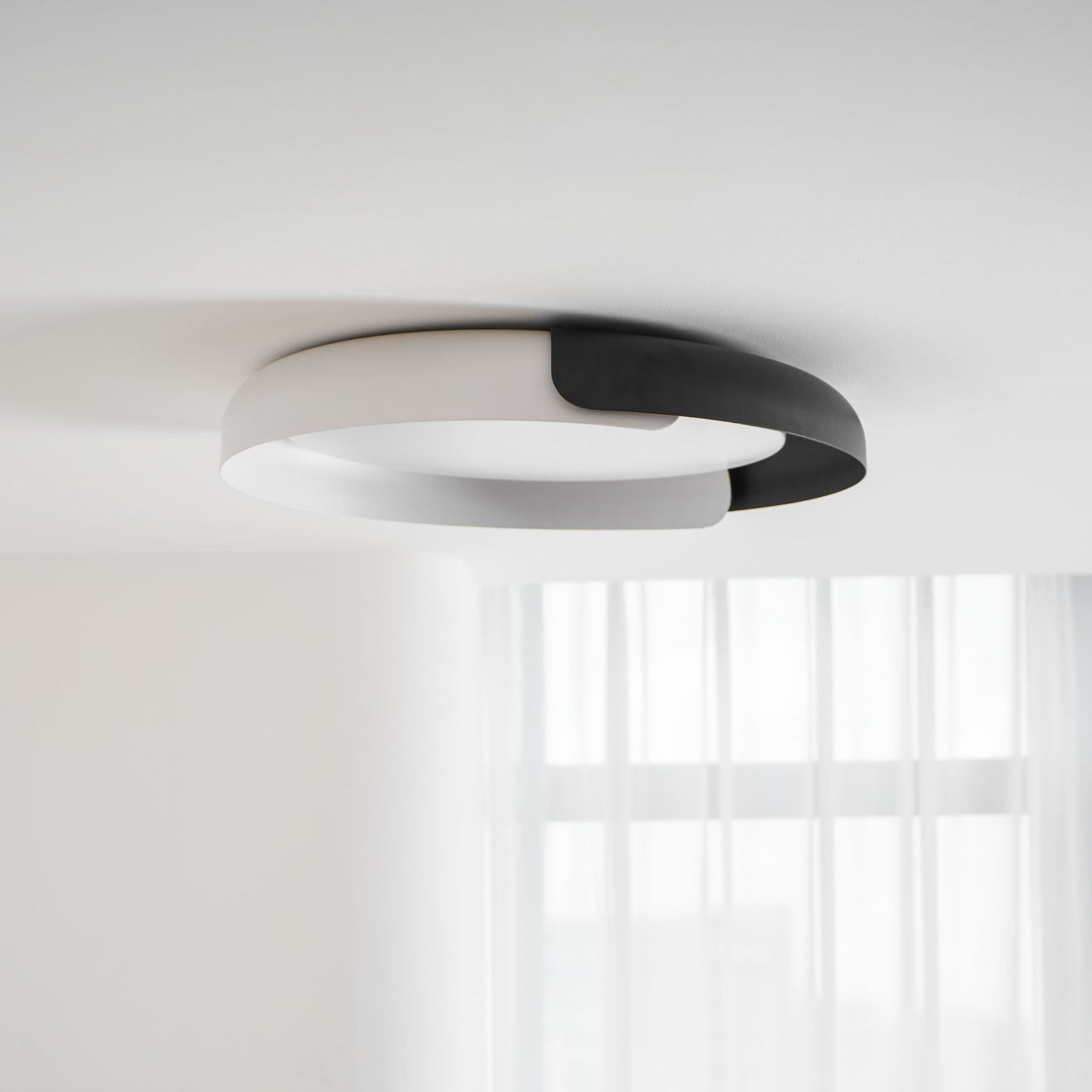 Modern Wood Flush Mount Ceiling Light for Living Room — Ashbury Home & Living