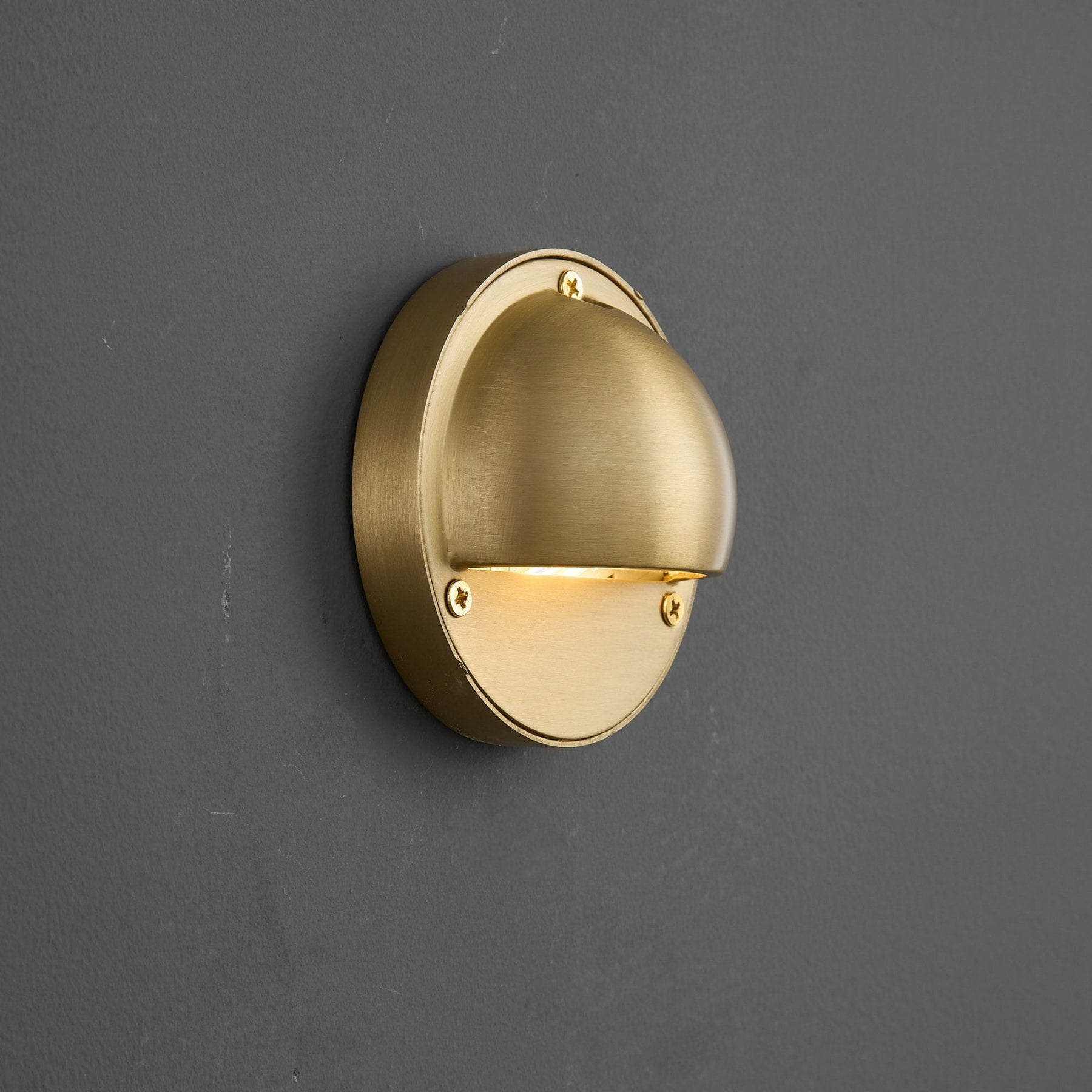 Contemporary Copper Wall Light With Dimmable Tri-Colour Glow — Ashbury Home & Living