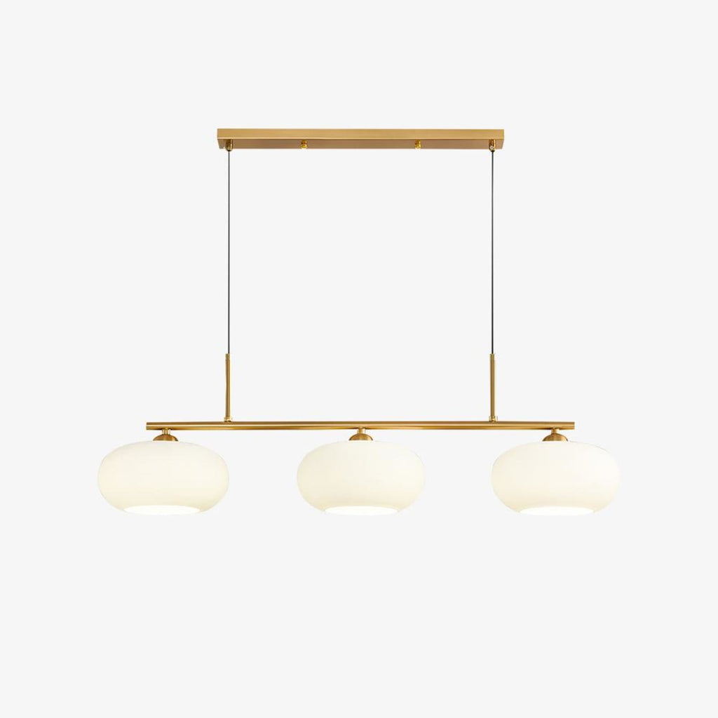 Modern Glass Pendant Light With Tri-Colour LED Glow — Ashbury Home & Living