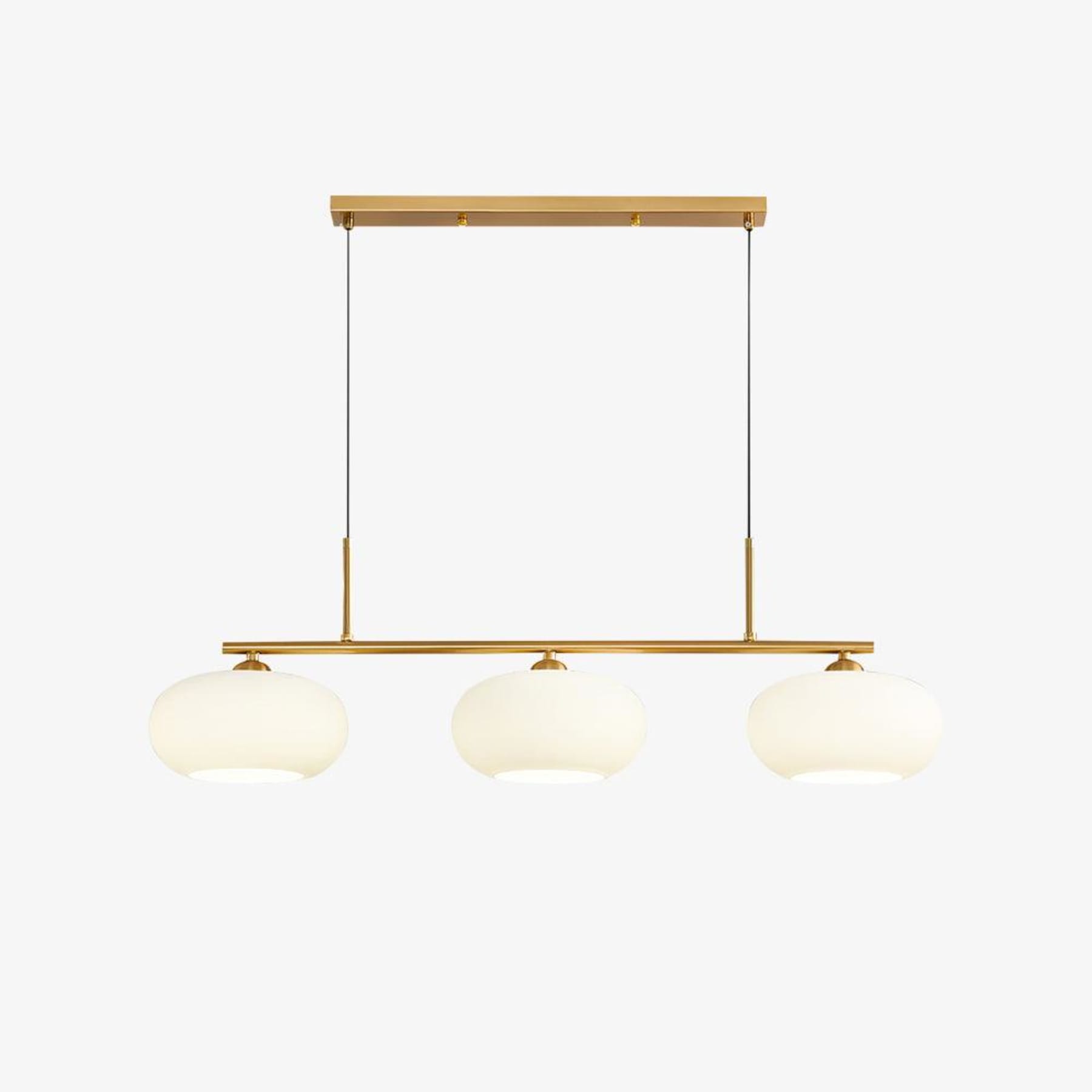 Modern Glass Pendant Light With Tri-Colour LED Glow — Ashbury Home & Living