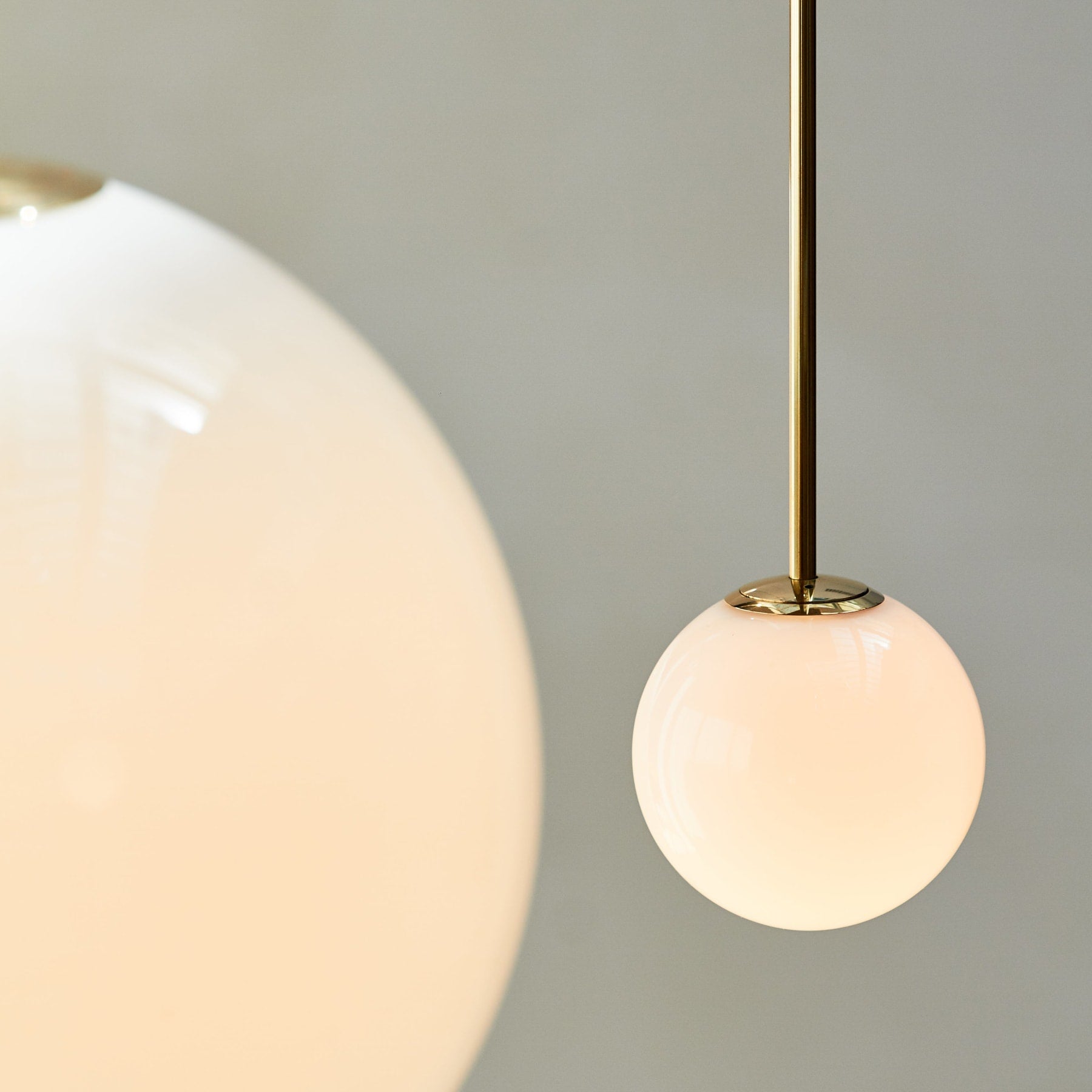 Modern Glass Pendant Light With Integrated LED for Dining Room — Ashbury Home & Living