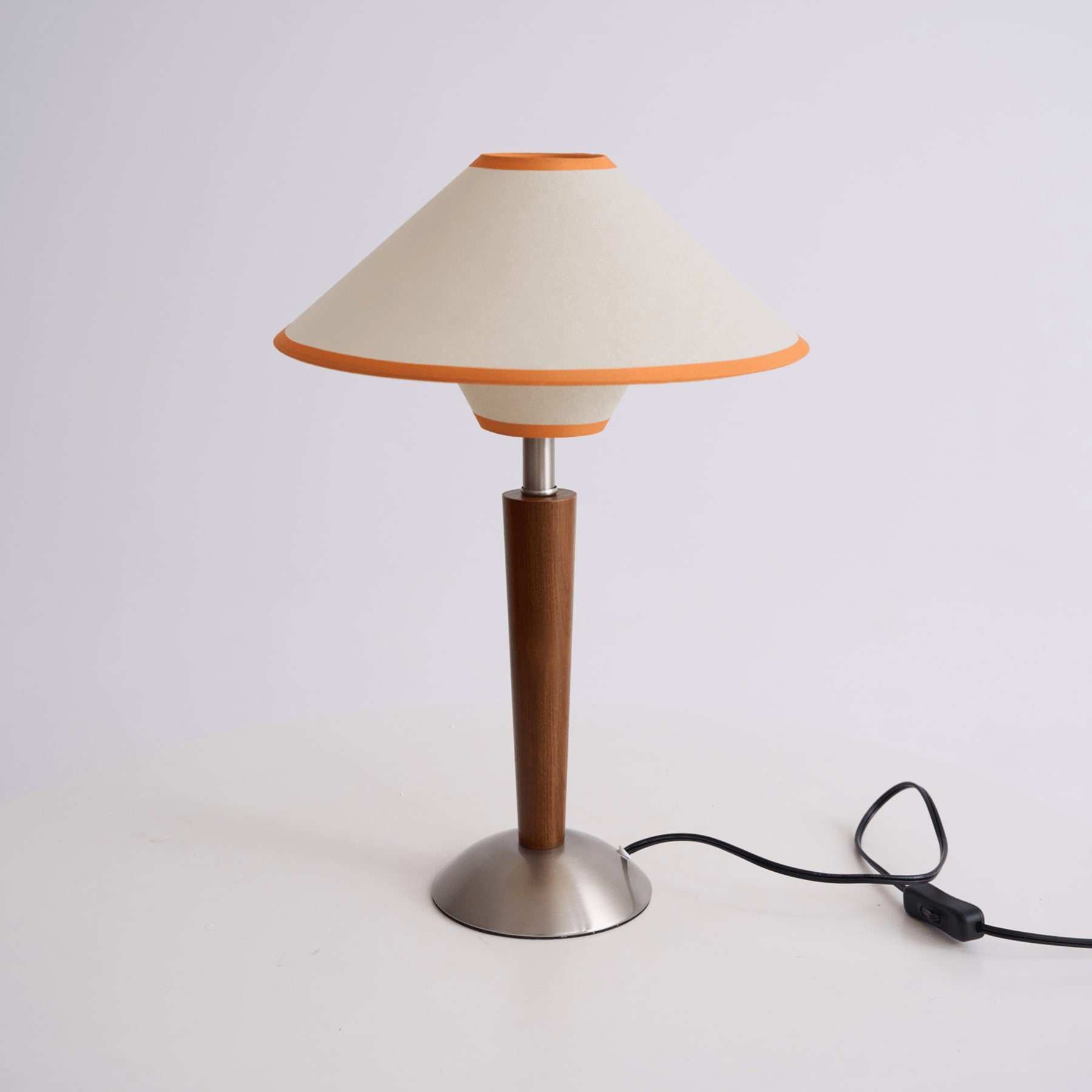 Modern Wood Table Lamp With Fabric Shade for Living Room — Ashbury Home & Living