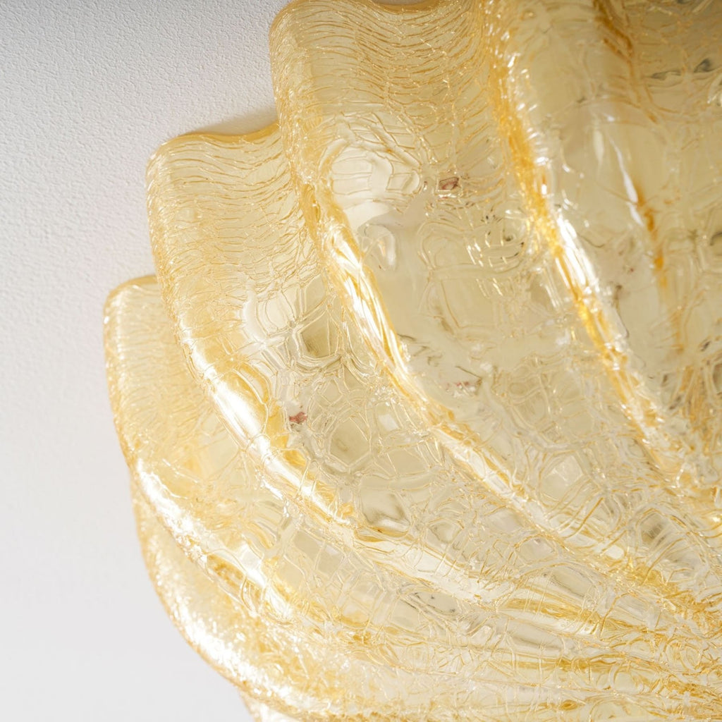 Vintage Glass Flush Mount Ceiling Light for Living Room — Ashbury Home & Living