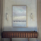 Modern Marble Wall Light With Warm LED Glow for Living Room — Ashbury Home & Living
