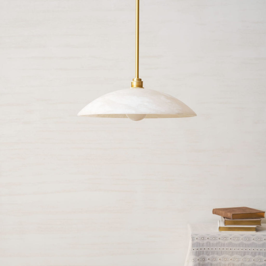 Modern Marble and Copper Pendant Light for Dining Room — Ashbury Home & Living