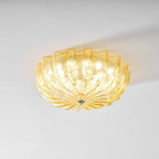 Vintage Glass Flush Mount Ceiling Light for Living Room — Ashbury Home & Living