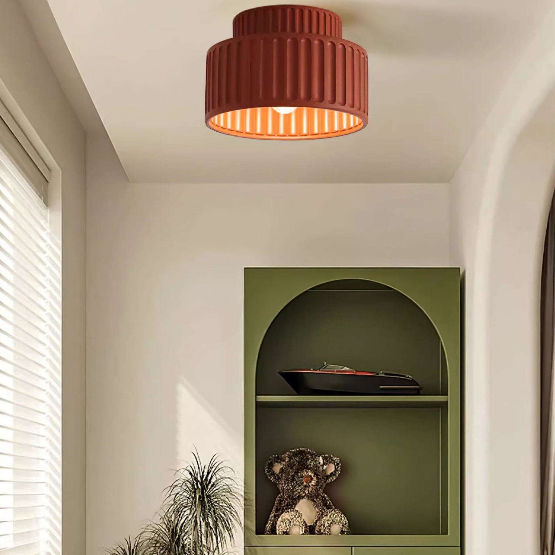 Modern Semi-Flush Ceiling Light for Living Room and Bedroom — Ashbury Home & Living