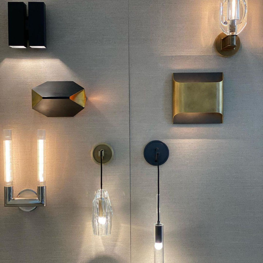 Modern Brass Wall Light With Warm LED Glow for Living Room — Ashbury Home & Living