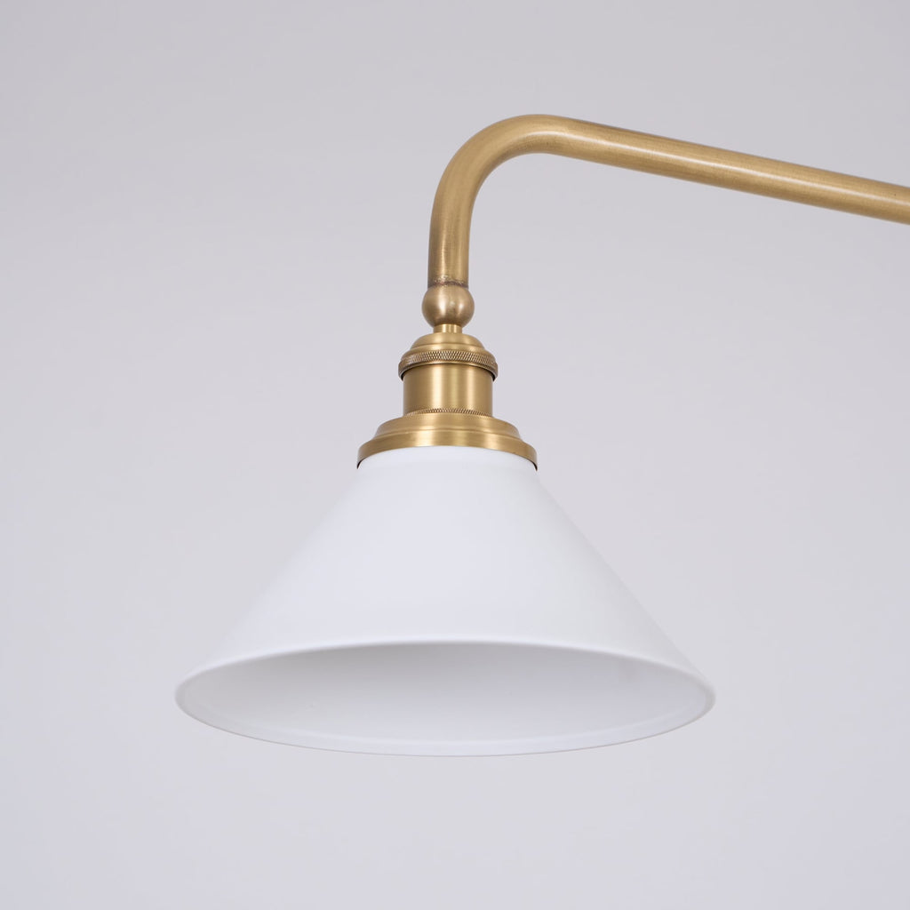 Modern Brass Pendant Light With Ceramic Shades for Dining Room — Ashbury Home & Living