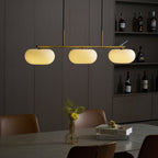 Modern Glass Pendant Light With Tri-Colour LED Glow — Ashbury Home & Living