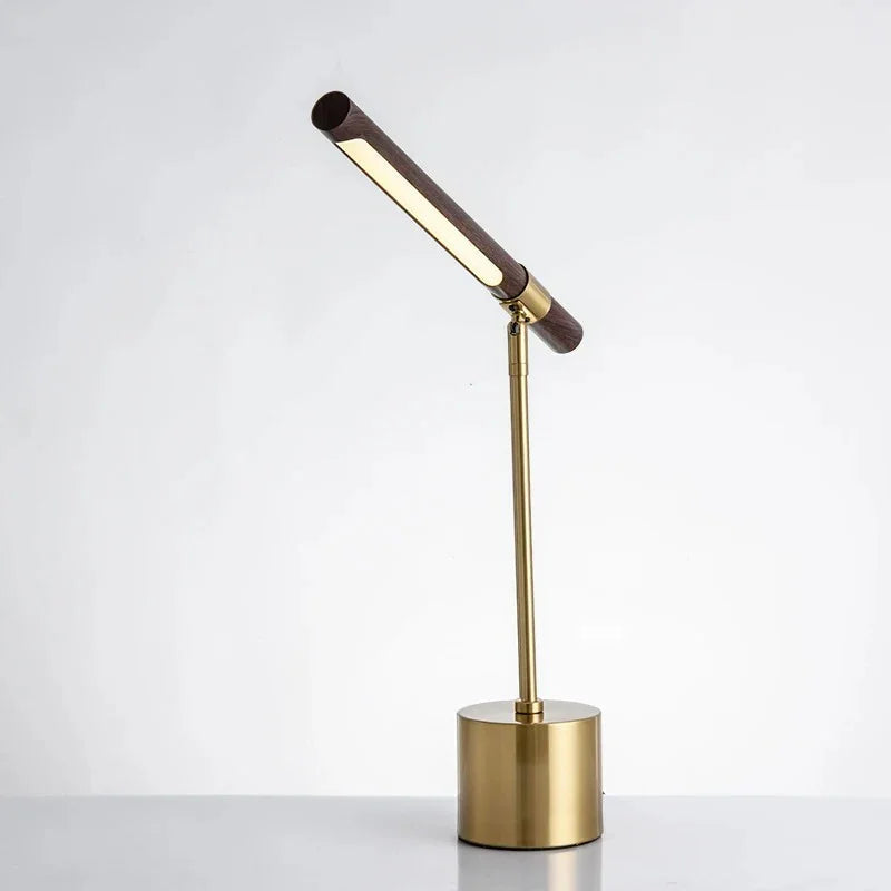 Modern Wood Table Lamp With Warm LED Glow for Home Office — Ashbury Home & Living
