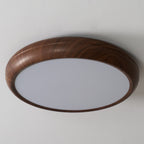 Scandinavian Wood Flush Mount Ceiling Light for Living Room — Ashbury Home & Living