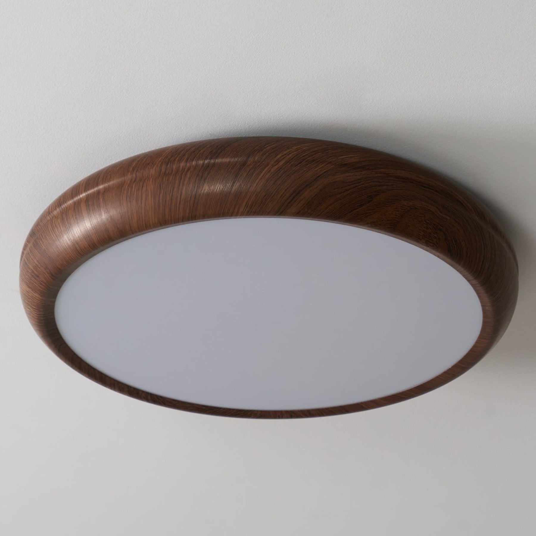 Scandinavian Wood Flush Mount Ceiling Light for Living Room — Ashbury Home & Living