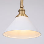 Modern Brass Pendant Light With Ceramic Shades for Dining Room — Ashbury Home & Living
