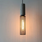 Industrial Concrete Pendant Light With Warm LED Glow — Ashbury Home & Living