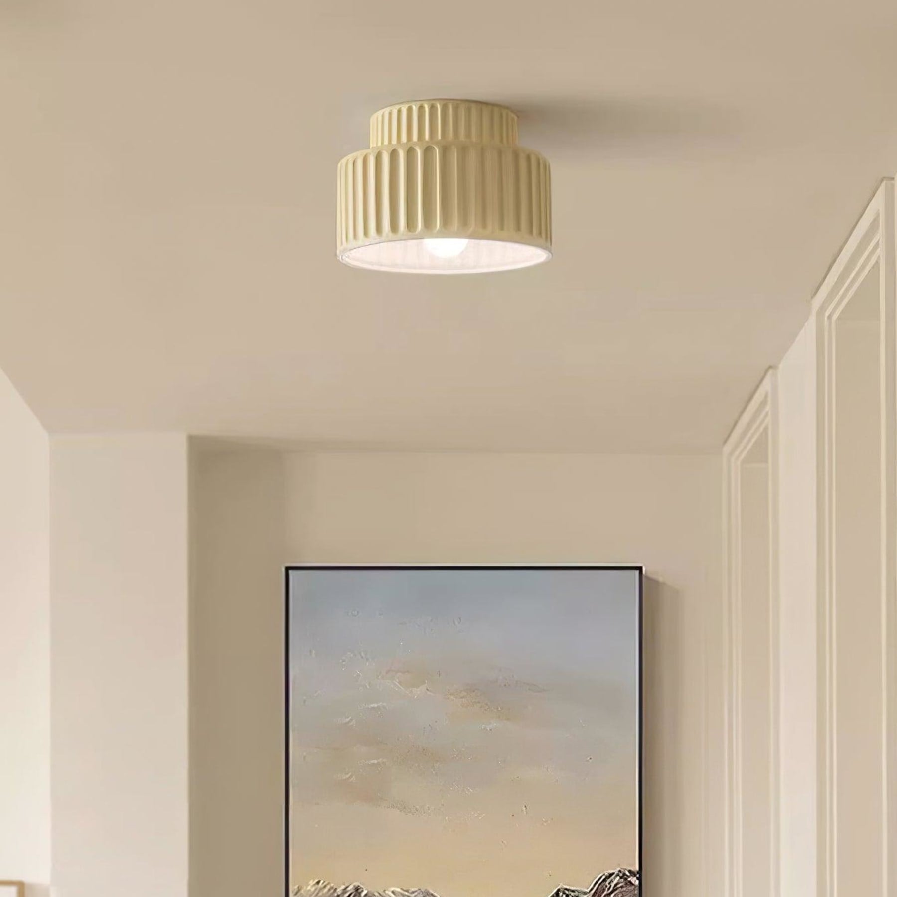 Modern Semi-Flush Ceiling Light for Living Room and Bedroom — Ashbury Home & Living