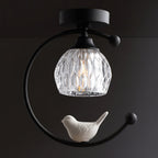 Contemporary Solid Brass Flush Mount Ceiling Light — Ashbury Home & Living