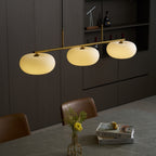 Modern Glass Pendant Light With Tri-Colour LED Glow — Ashbury Home & Living