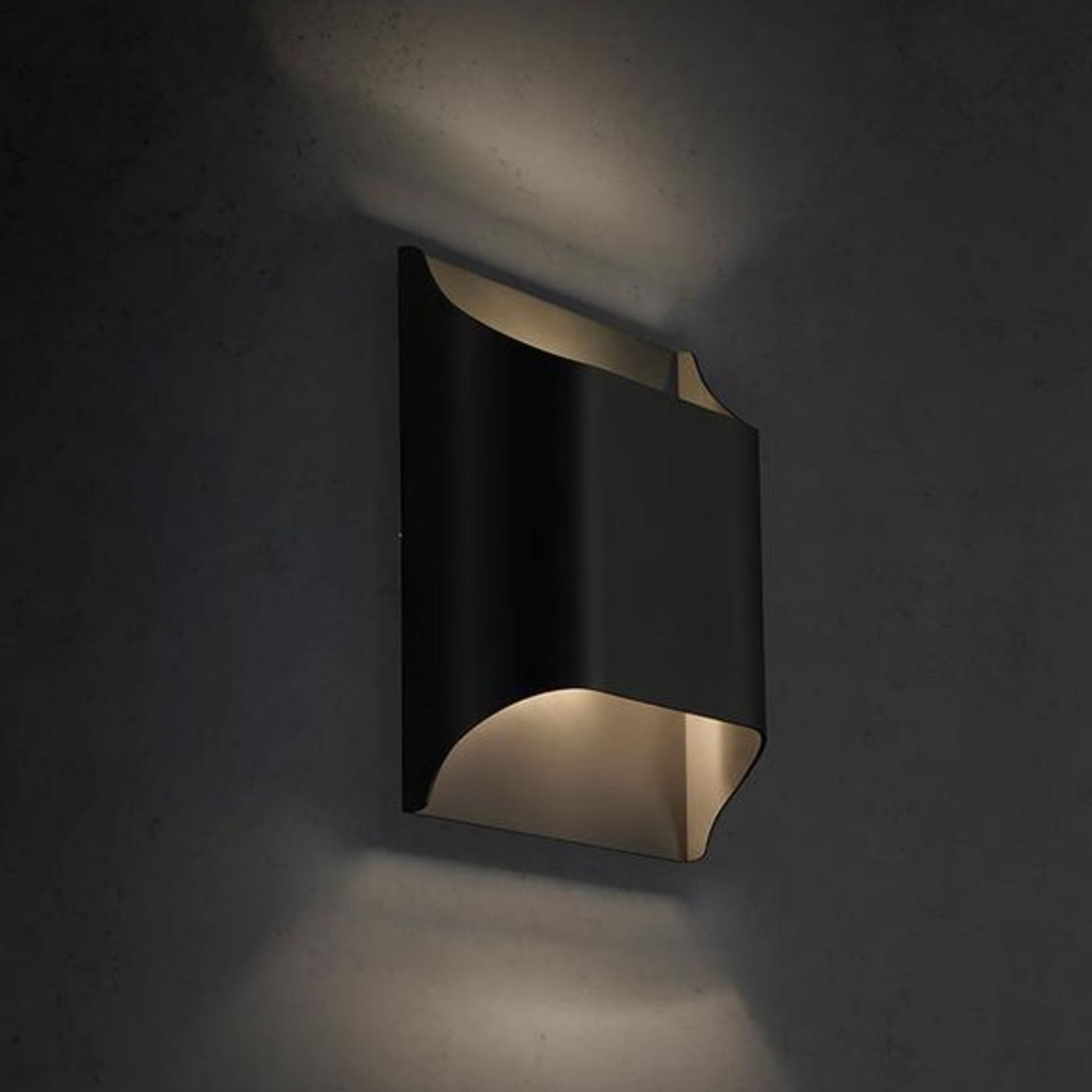 Modern Brass Wall Light With Warm LED Glow for Living Room — Ashbury Home & Living