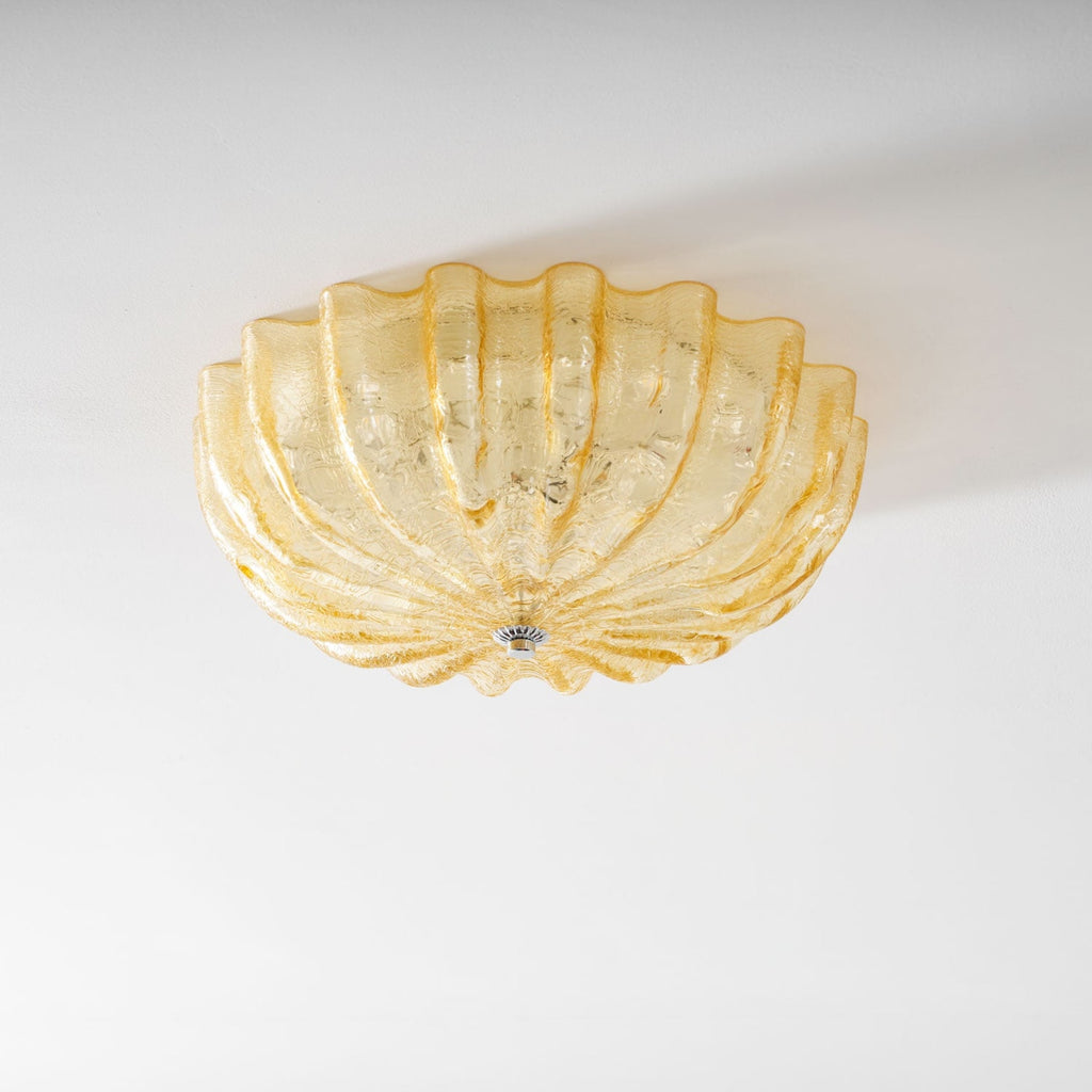 Vintage Glass Flush Mount Ceiling Light for Living Room — Ashbury Home & Living