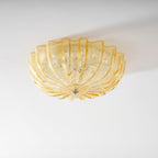Vintage Glass Flush Mount Ceiling Light for Living Room — Ashbury Home & Living