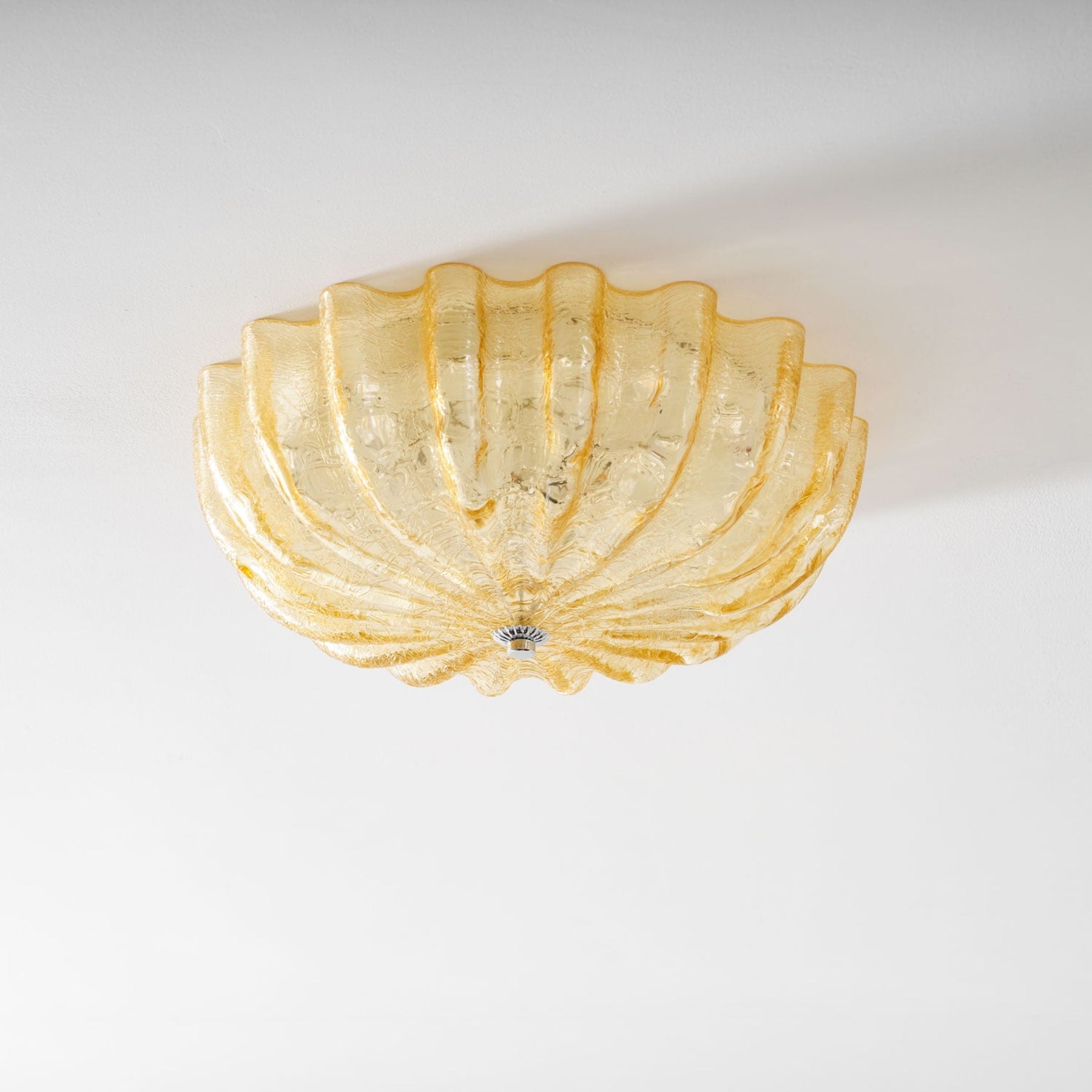 Vintage Glass Flush Mount Ceiling Light for Living Room — Ashbury Home & Living