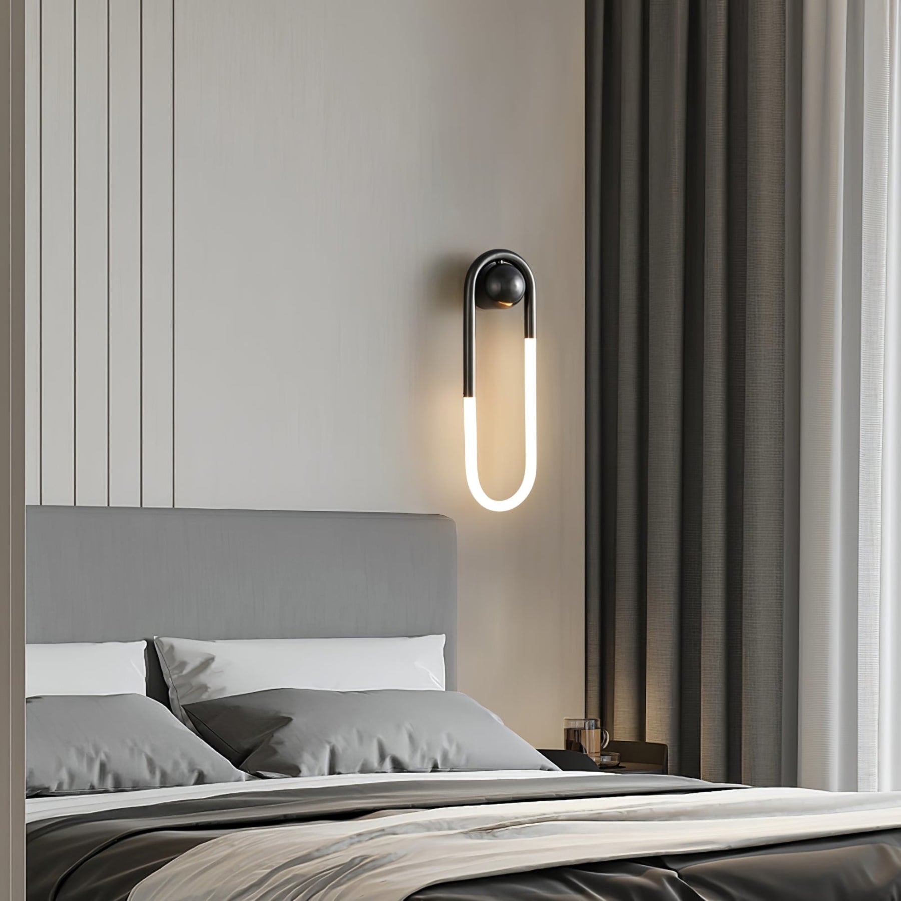 Minimalist Metal Wall Light for Living Room and Bedroom — Ashbury Home & Living