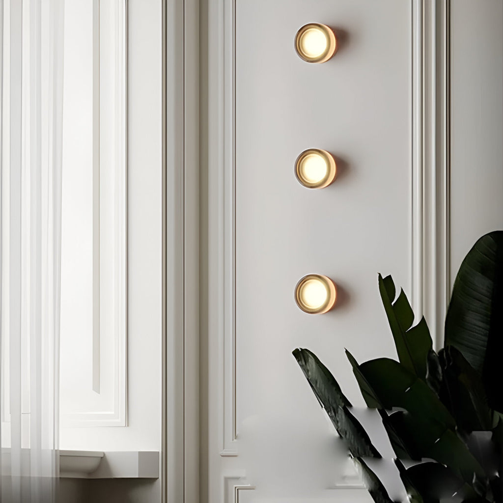 Modern Glass Wall Light With Adjustable LED Glow — Ashbury Home & Living
