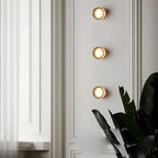Modern Glass Wall Light With Adjustable LED Glow — Ashbury Home & Living
