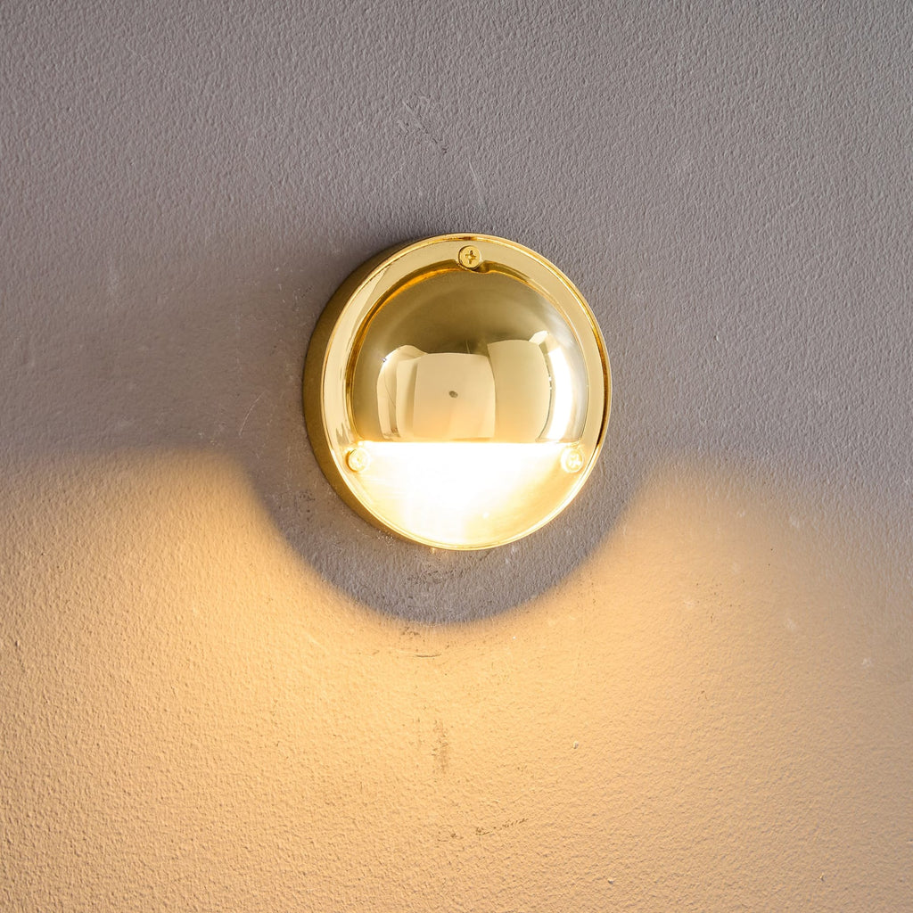 Contemporary Copper Wall Light With Dimmable Tri-Colour Glow — Ashbury Home & Living