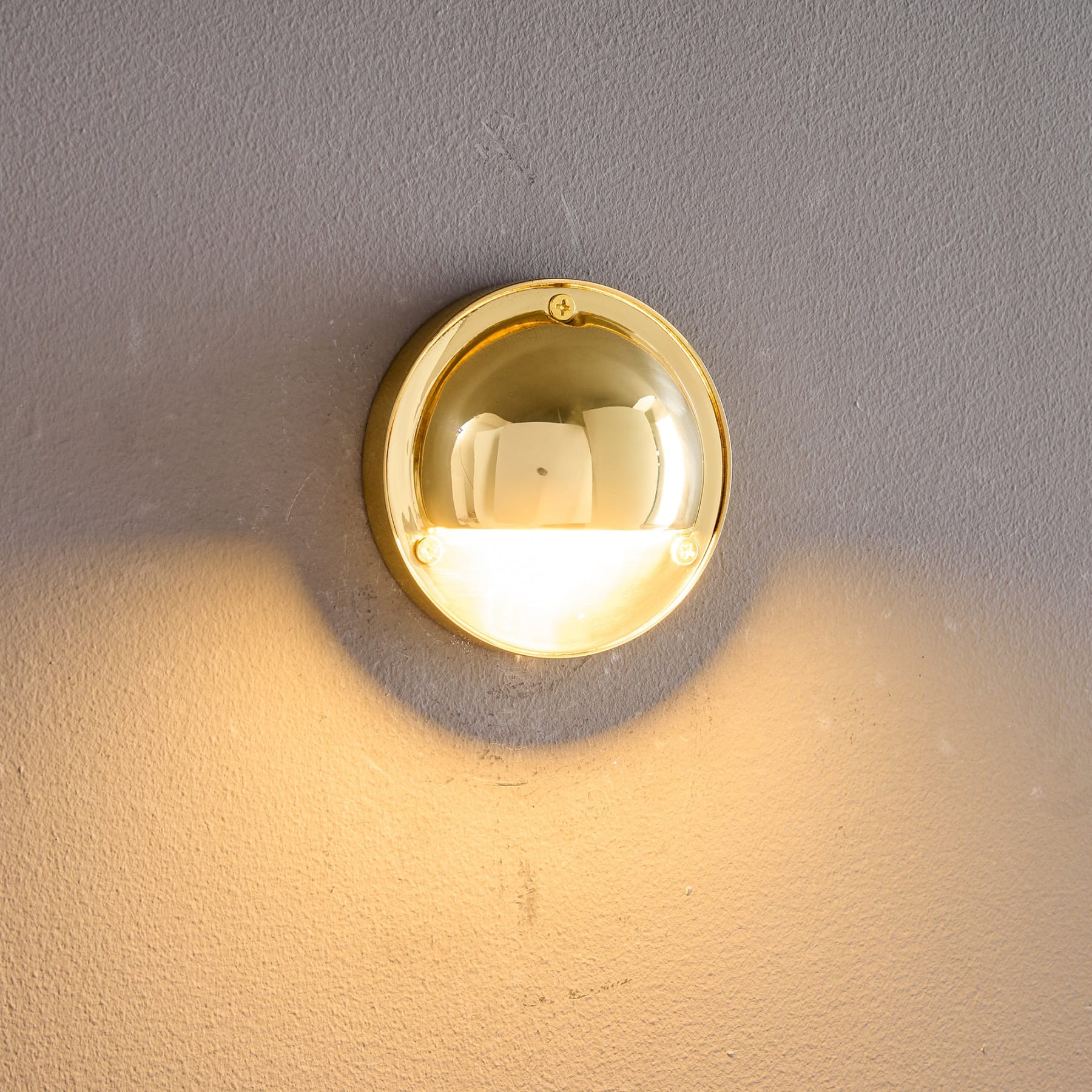 Contemporary Copper Wall Light With Dimmable Tri-Colour Glow — Ashbury Home & Living
