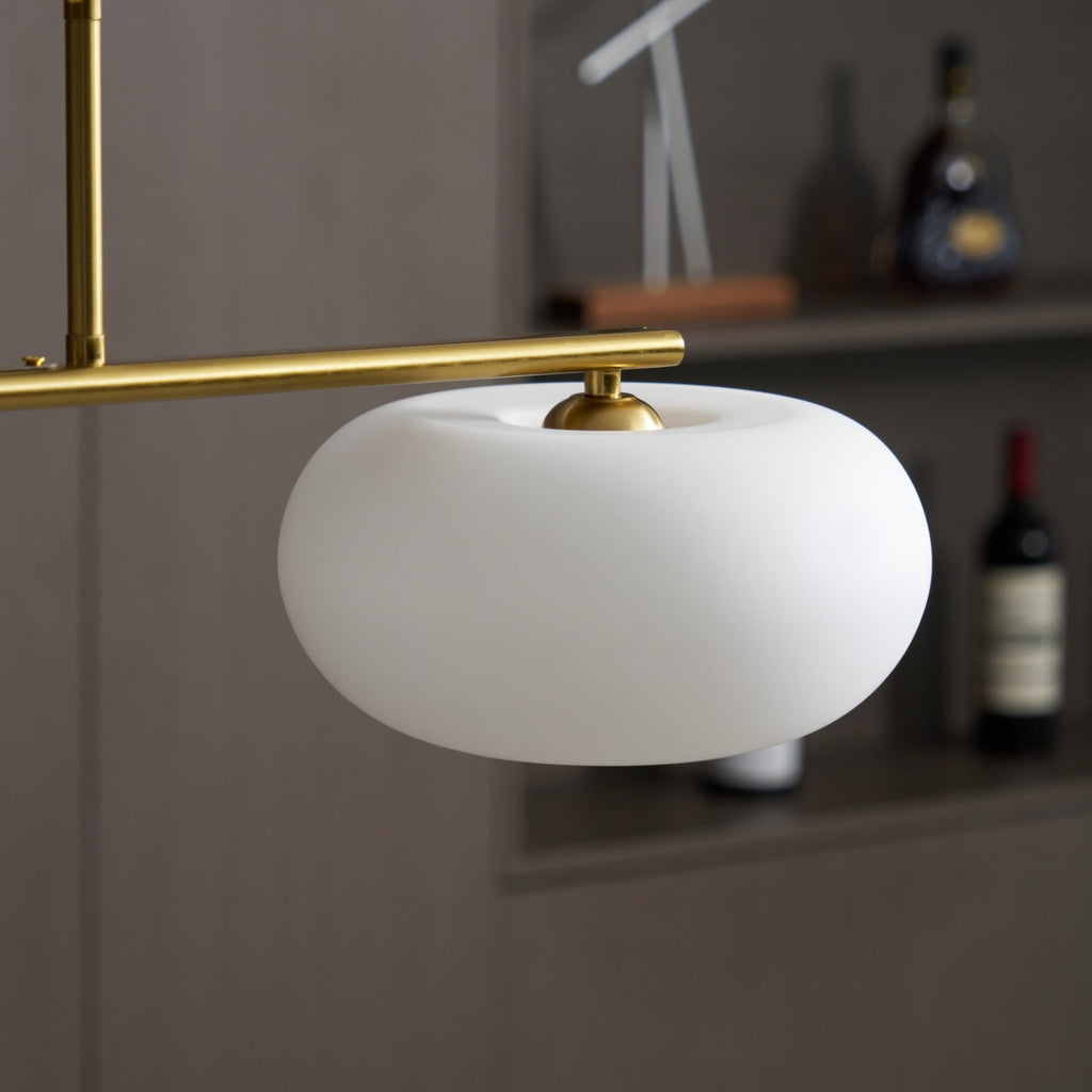 Modern Glass Pendant Light With Tri-Colour LED Glow — Ashbury Home & Living