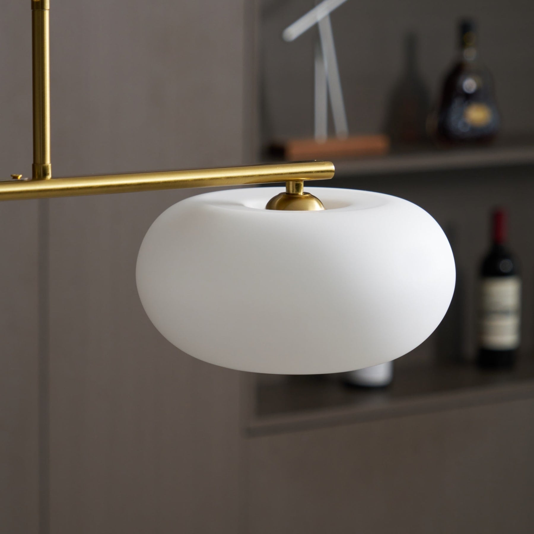 Modern Glass Pendant Light With Tri-Colour LED Glow — Ashbury Home & Living