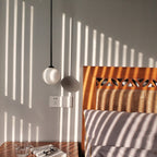 Modern Glass Pendant Light With Integrated LED for Dining Room — Ashbury Home & Living