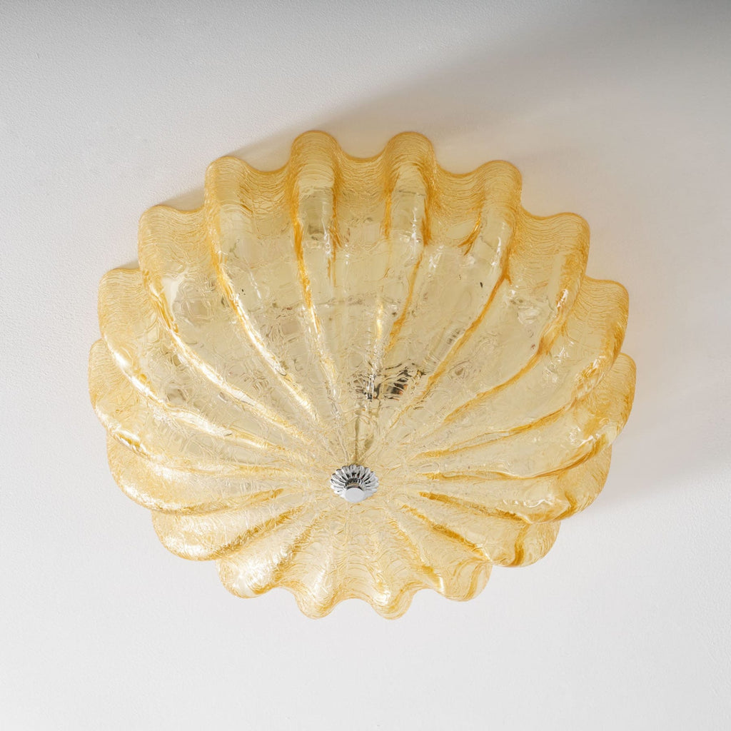 Vintage Glass Flush Mount Ceiling Light for Living Room — Ashbury Home & Living