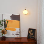 Contemporary Wrought Iron and Glass Wall Light With Warm LED Glow — Ashbury Home & Living