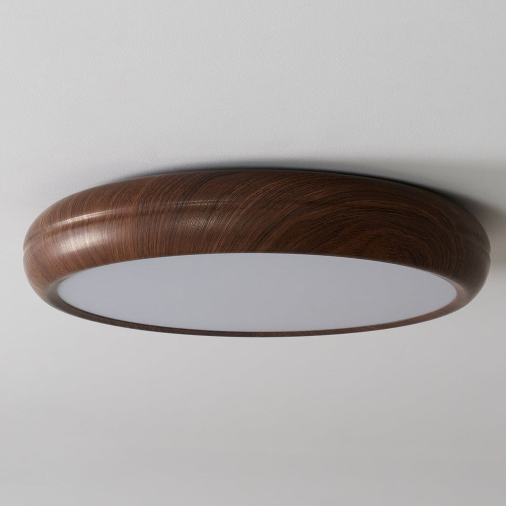 Scandinavian Wood Flush Mount Ceiling Light for Living Room — Ashbury Home & Living