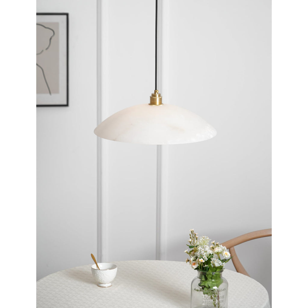 Modern Marble and Copper Pendant Light for Dining Room — Ashbury Home & Living