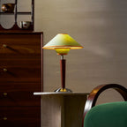 Modern Wood Table Lamp With Fabric Shade for Living Room — Ashbury Home & Living
